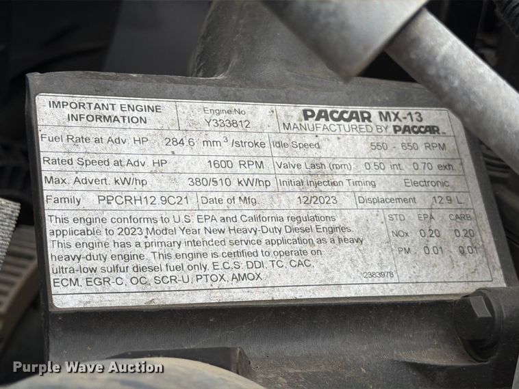image for item YA4164 2025 Peterbilt 567 dump truck