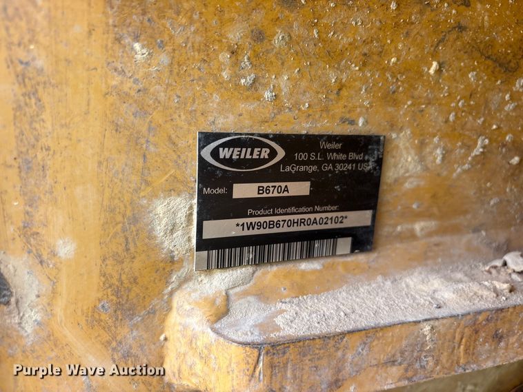 image for item YA4176 2024 Weiler B670A feller buncher