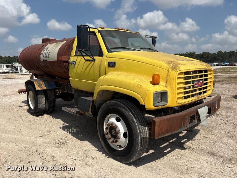 image for item YA4278 1997 GMC C7 water truck