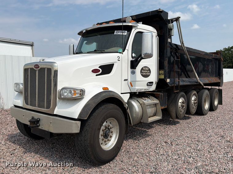2018 Peterbilt 567 dump truck