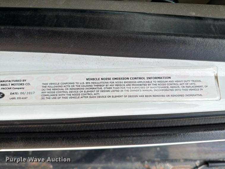 image for item YA4287 2018 Peterbilt 567 dump truck