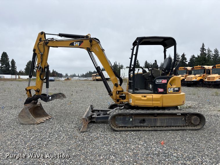 image for item YA4537 2017 Caterpillar 305E2 CR mini excavator