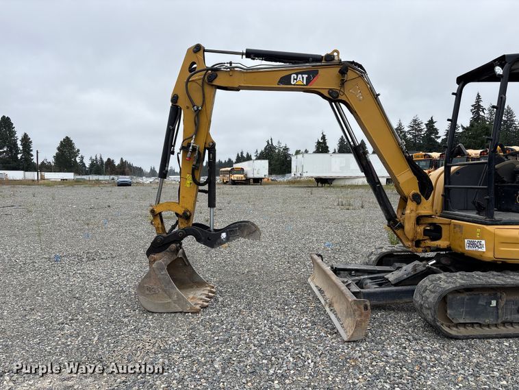 image for item YA4537 2017 Caterpillar 305E2 CR mini excavator