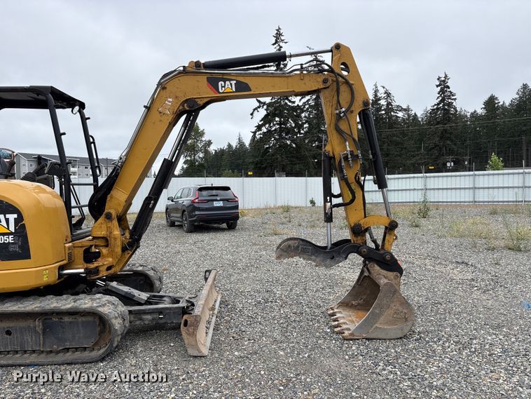image for item YA4537 2017 Caterpillar 305E2 CR mini excavator