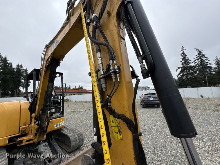 image for item YA4537 2017 Caterpillar 305E2 CR mini excavator