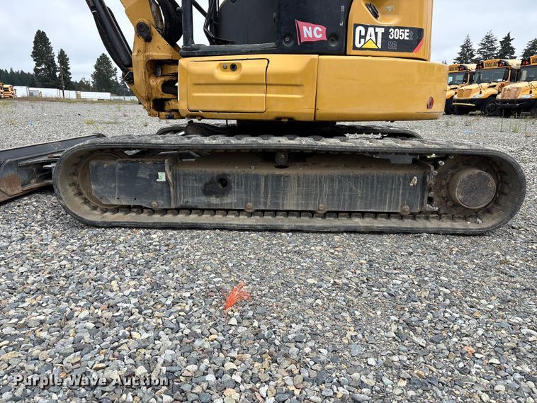 image for item YA4537 2017 Caterpillar 305E2 CR mini excavator