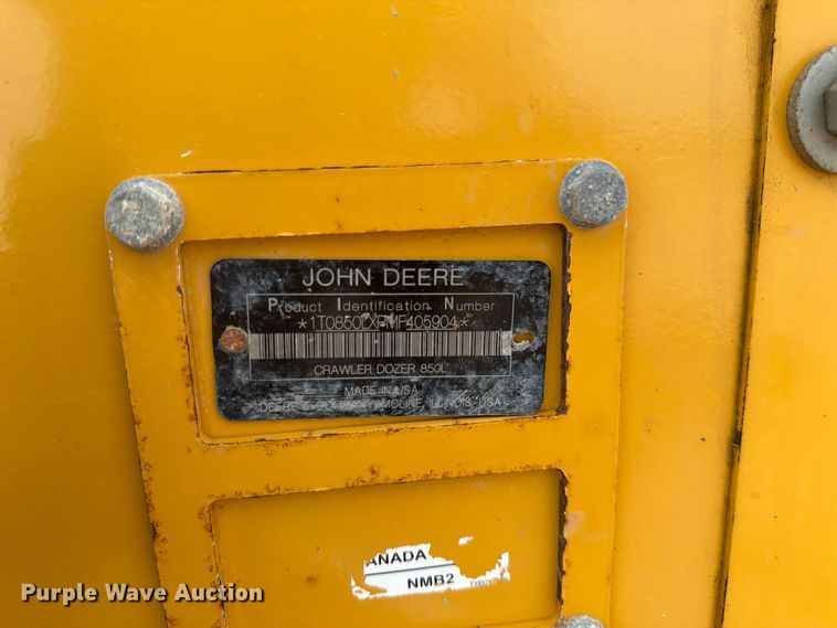 image for item YA4538 2021 John Deere 850L dozer