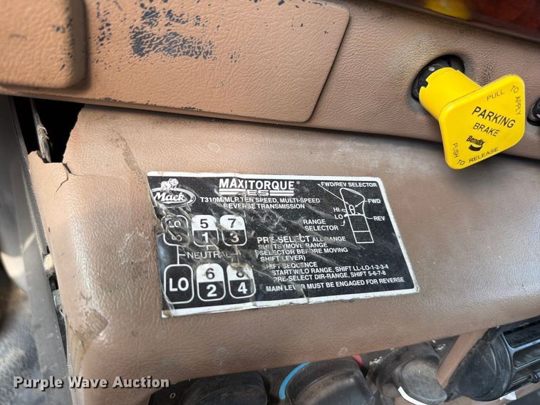 image for item YA4557 2007 Mack CV713 dump truck