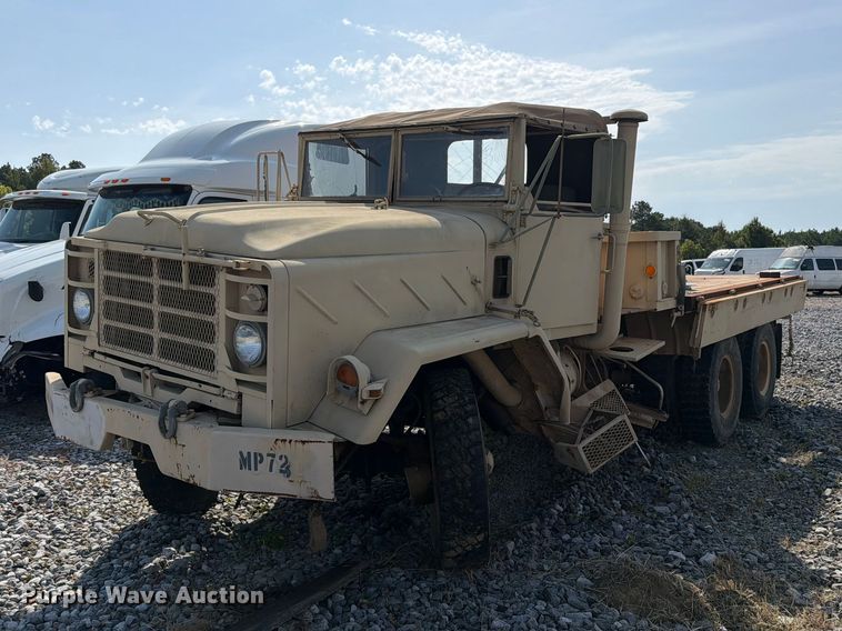 image for item YA4601 AM General M923 flatbed truck