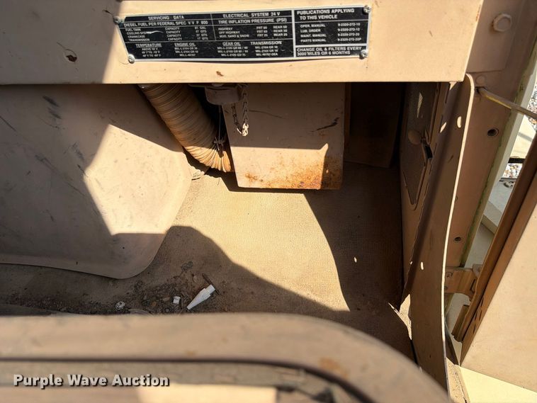 image for item YA4601 AM General M923 flatbed truck