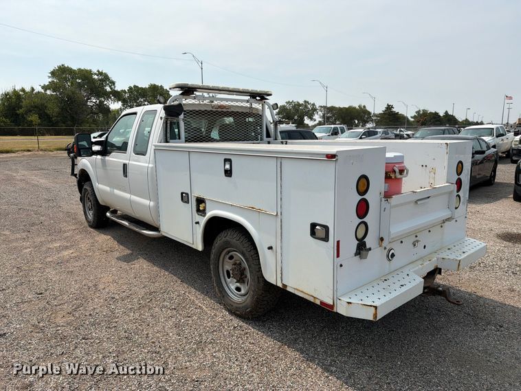 image for item EX4062 2014 Ford F250 Super Duty Ext. Cab utility bed pickup truck