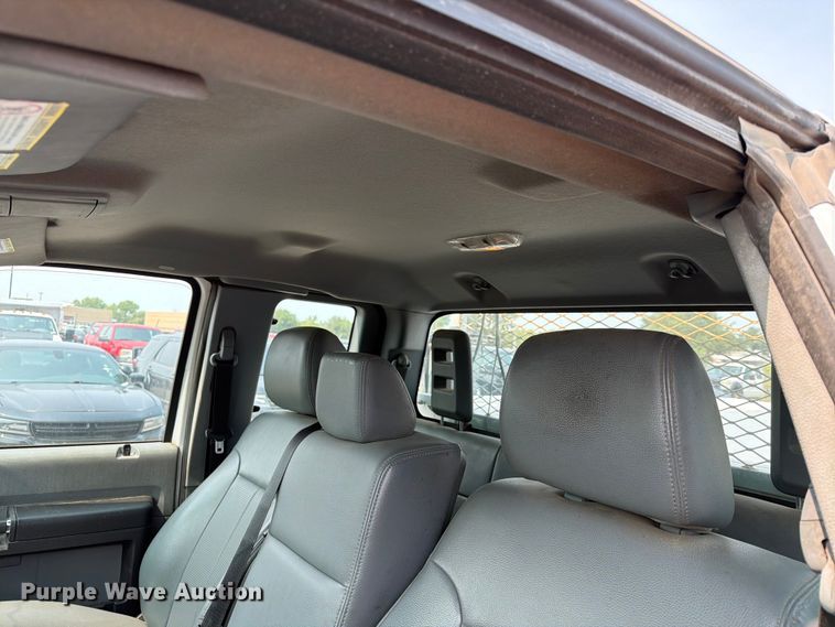 image for item EX4062 2014 Ford F250 Super Duty Ext. Cab utility bed pickup truck
