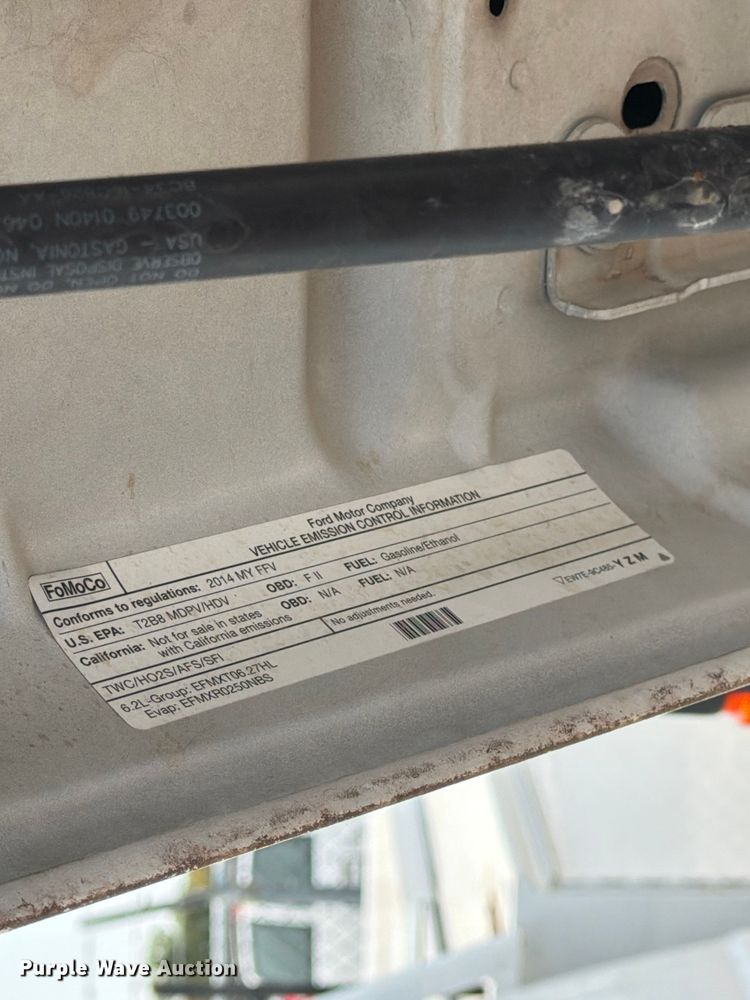 image for item EX4062 2014 Ford F250 Super Duty Ext. Cab utility bed pickup truck