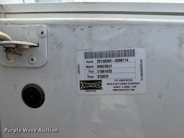 image for item EX4063 2015 Ford F250 Super Duty Ext. Cab utility bed pickup truck
