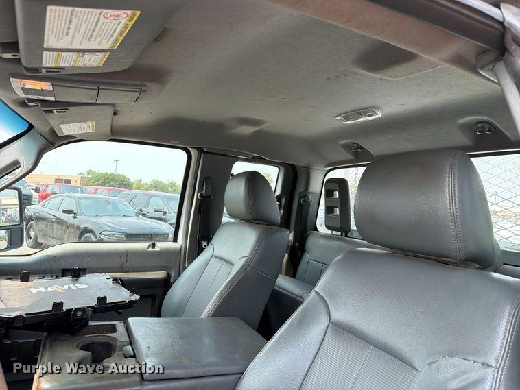 image for item EX4063 2015 Ford F250 Super Duty Ext. Cab utility bed pickup truck