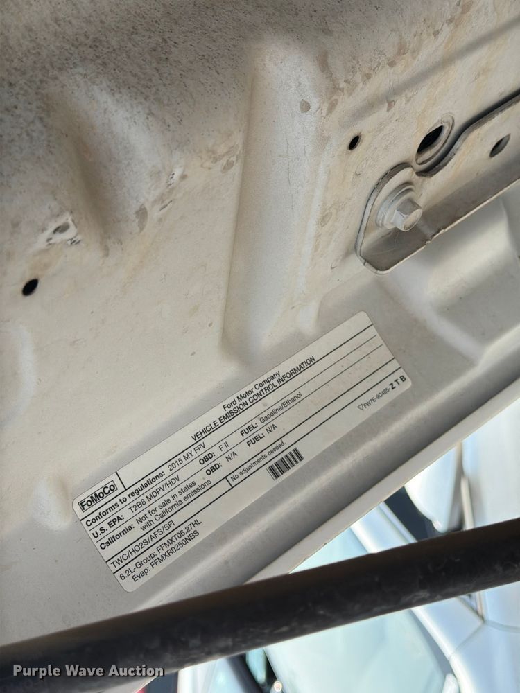image for item EX4063 2015 Ford F250 Super Duty Ext. Cab utility bed pickup truck