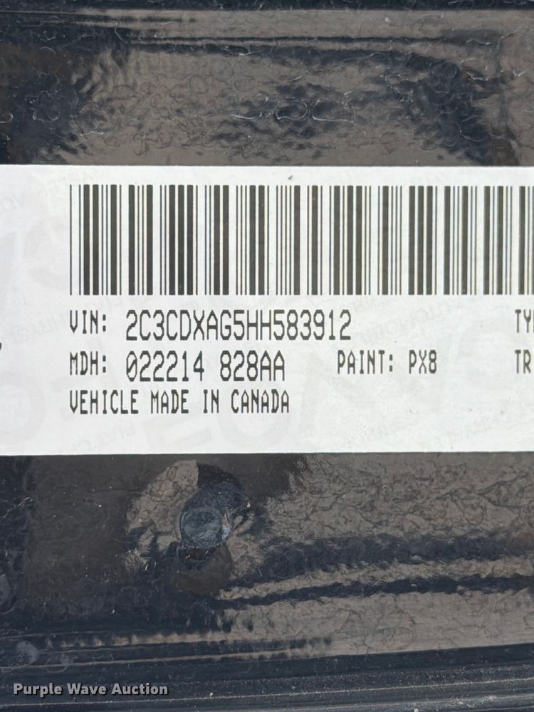 image for item EX4065 2017 Dodge Charger Police 