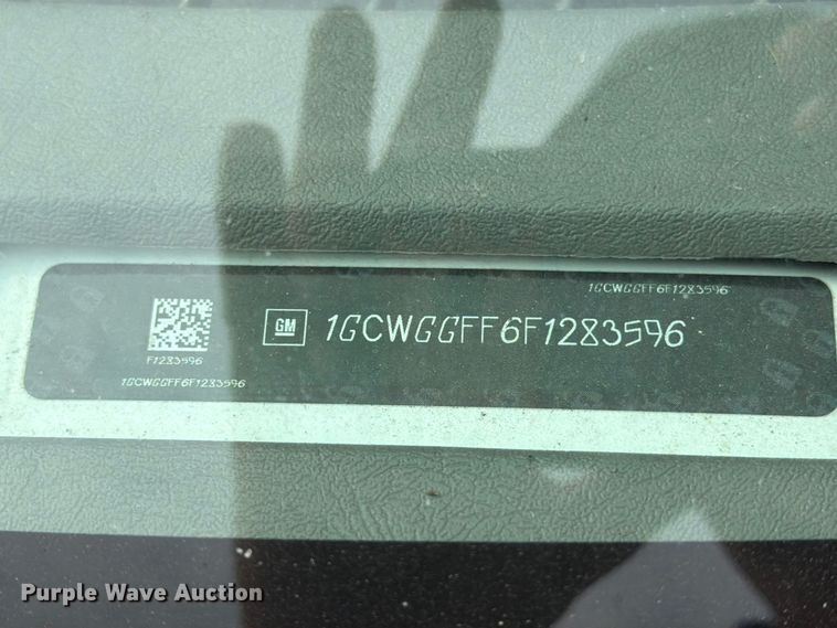 image for item EX4073 2015 Chevrolet Express 2500 van