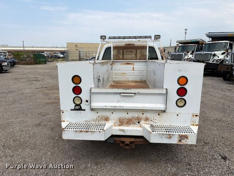 image for item EX4074 2008 Ford F250 Super Duty Ext. Cab utility bed pickup truck