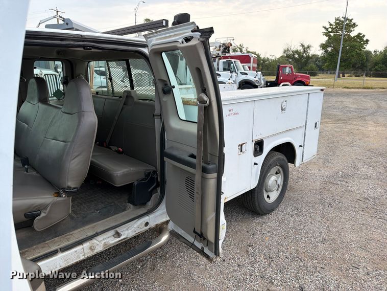 image for item EX4074 2008 Ford F250 Super Duty Ext. Cab utility bed pickup truck