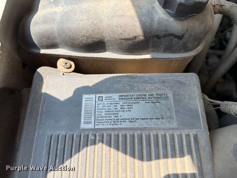 image for item EX4076 2010 Chevrolet Silverado 2500HD Ext. Cab utility bed pickup truck