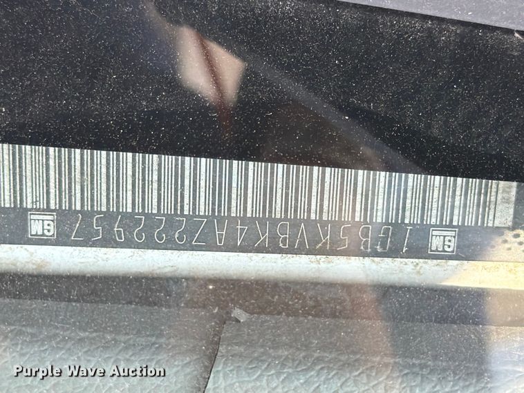 image for item EX4076 2010 Chevrolet Silverado 2500HD Ext. Cab utility bed pickup truck
