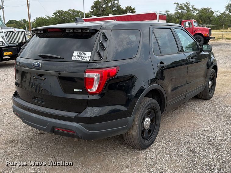 image for item EX4079 2018 Ford Explorer Police SUV