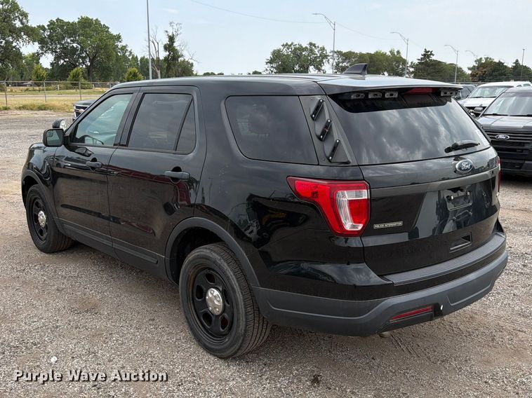 image for item EX4079 2018 Ford Explorer Police SUV