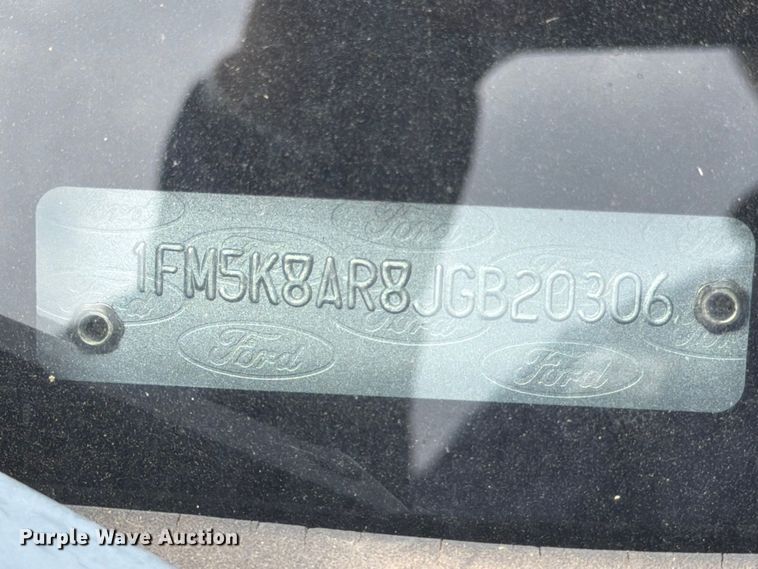 image for item EX4079 2018 Ford Explorer Police SUV