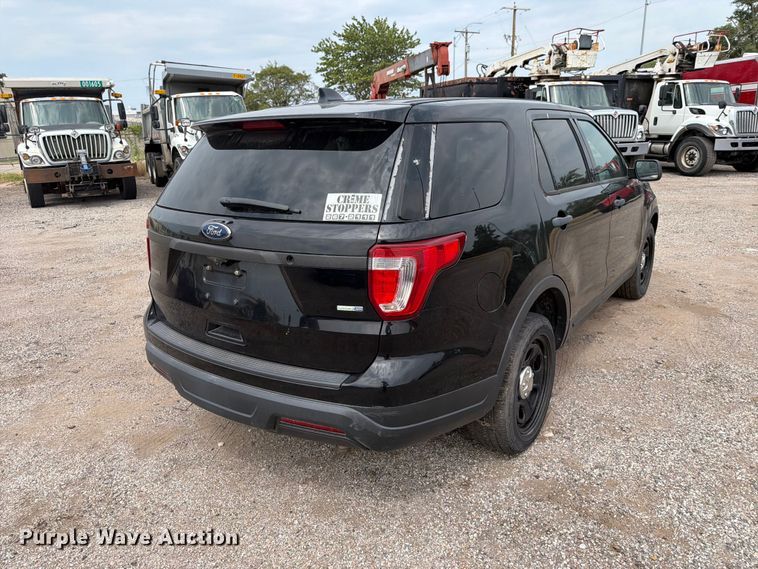 image for item EX4081 2019 Ford Explorer Police SUV