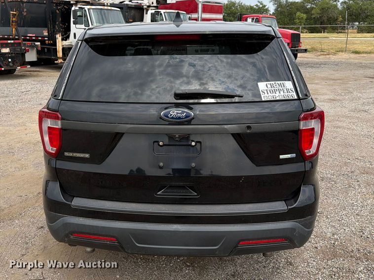 image for item EX4081 2019 Ford Explorer Police SUV