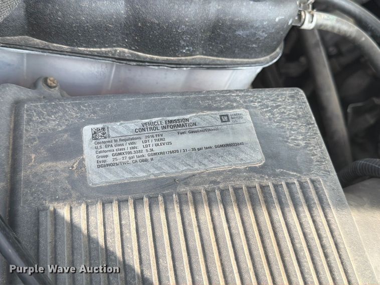 image for item EX4082 2016 Chevrolet Tahoe Police SUV