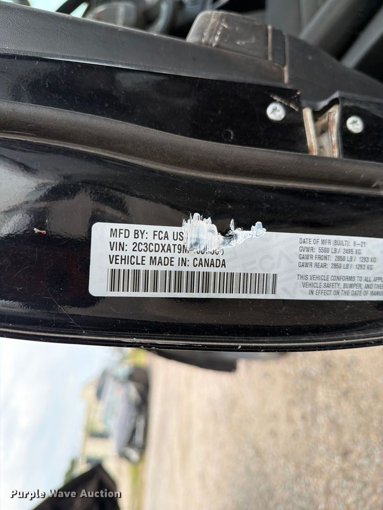 image for item EX4085 2021 Dodge Charger Police 
