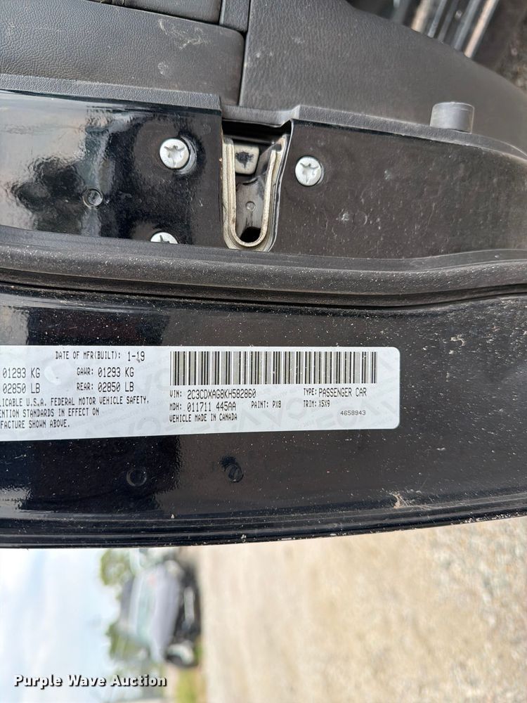 image for item EX4086 2019 Dodge Charger Police 