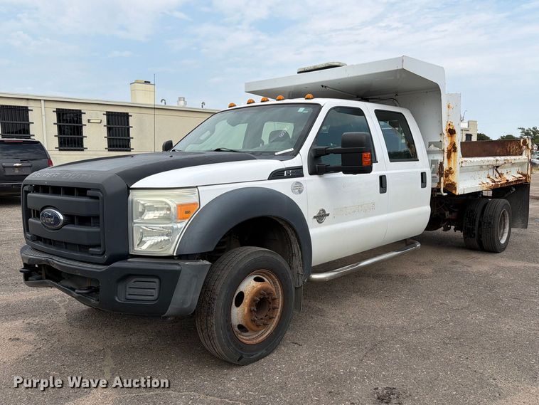 2016 Ford F550 dump truck