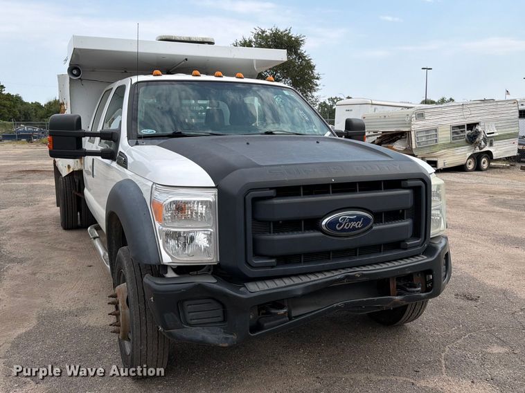 image for item EX4087 2016 Ford F550 dump truck