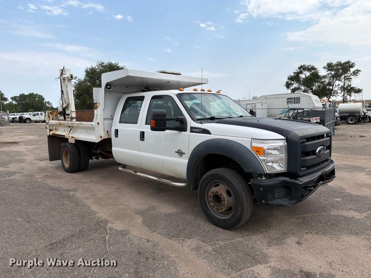 image for item EX4087 2016 Ford F550 dump truck
