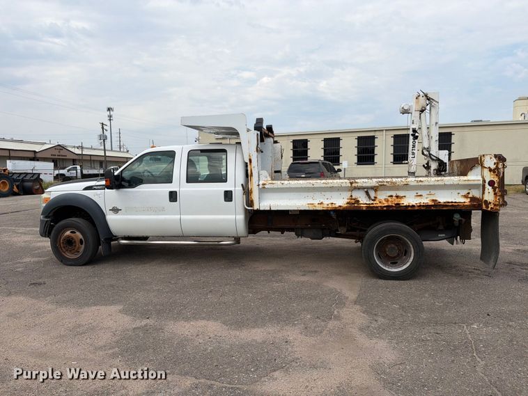 image for item EX4087 2016 Ford F550 dump truck