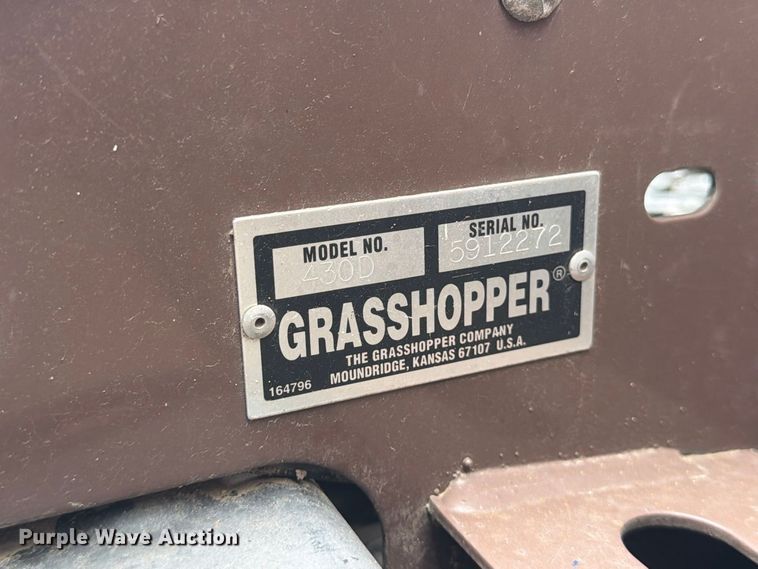 image for item EX4088 2009 Grasshopper 430D ZTR lawn mower