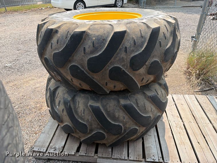 image for item EX4091 (2) 21L-24 tires and wheels