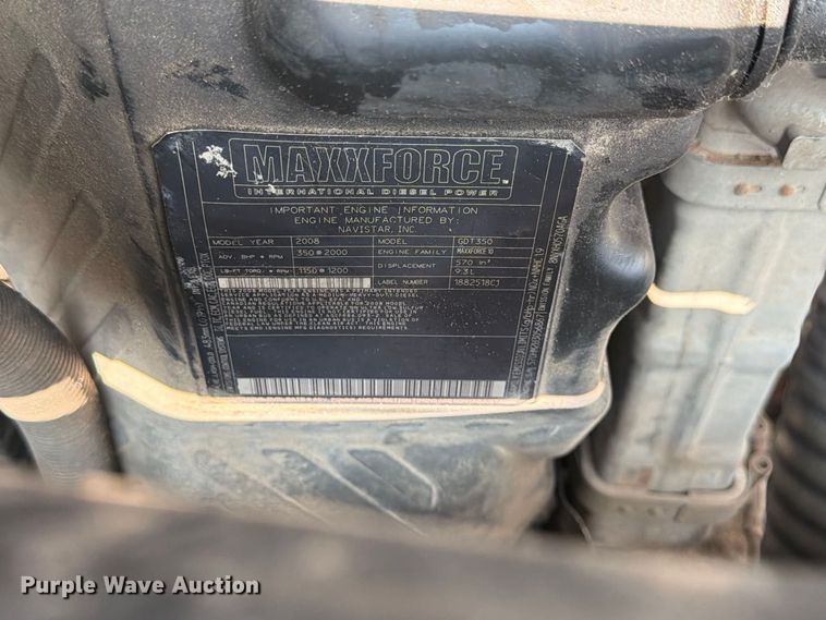 image for item EX4093 2009 International WorkStar 7500 dump truck