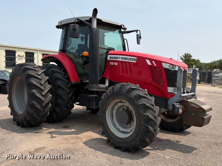 image for item EX4094 2013 Massey Ferguson 7619 Dyna-6 MFWD tractor