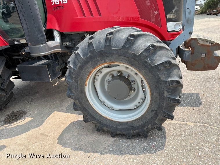 image for item EX4094 2013 Massey Ferguson 7619 Dyna-6 MFWD tractor