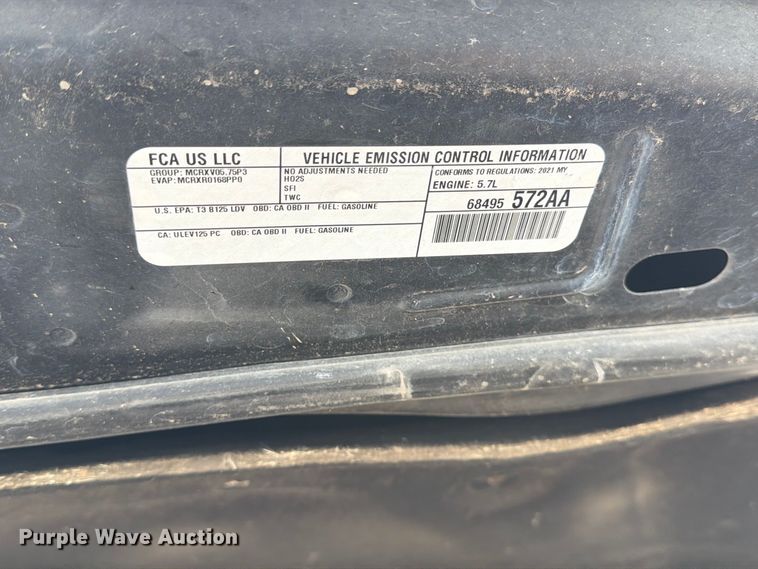 image for item EX4098 2021 Dodge Charger Police 