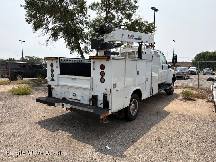 image for item EX4101 2008 Chevrolet C5500 Crew Cab utility / service truck