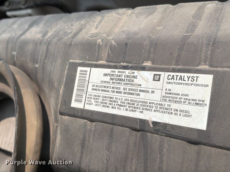 image for item EX4101 2008 Chevrolet C5500 Crew Cab utility / service truck