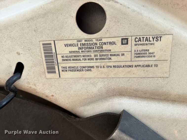 image for item MZ9838 2007 Chevrolet Malibu 