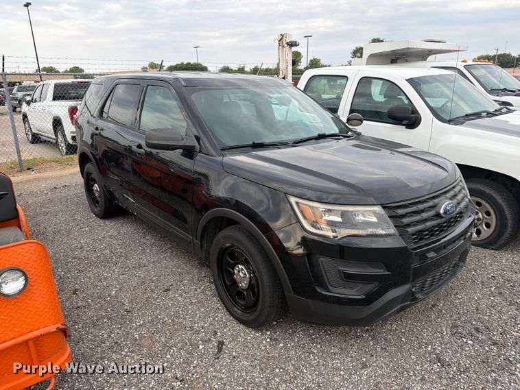 image for item MZ9839 2018 Ford Explorer Police SUV