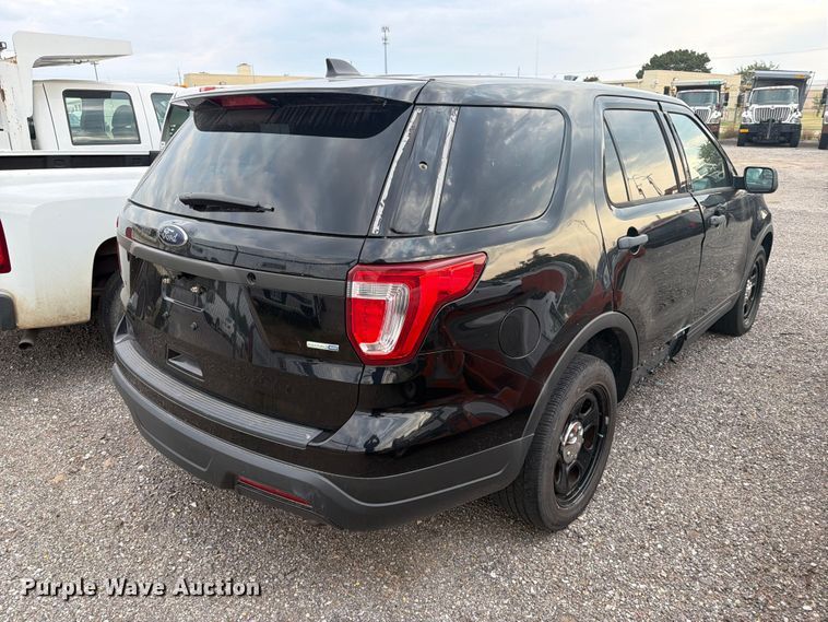 image for item MZ9839 2018 Ford Explorer Police SUV