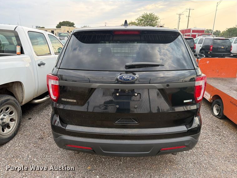 image for item MZ9839 2018 Ford Explorer Police SUV